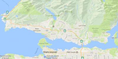 Vancouver island muntanyes mapa