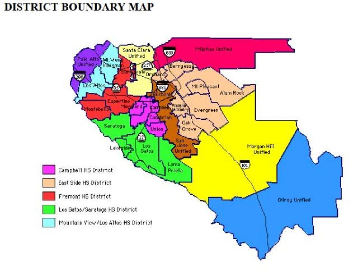 Mapa de fulla perenne districte escolar