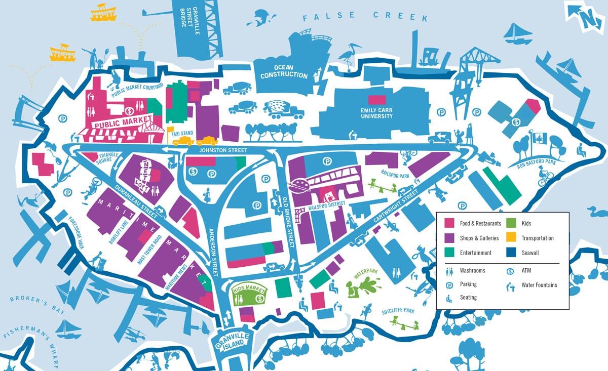 Mapa de la botiga de vancouver