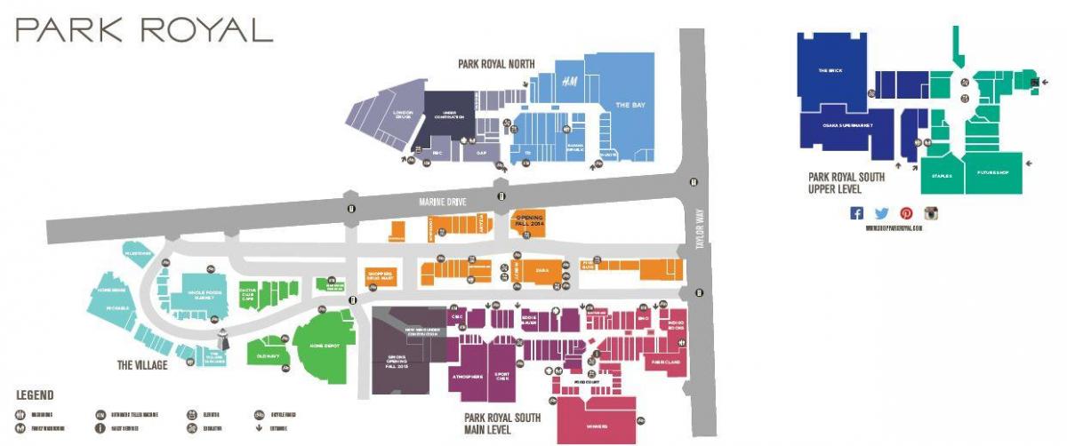 vancouver centre comercial mapa