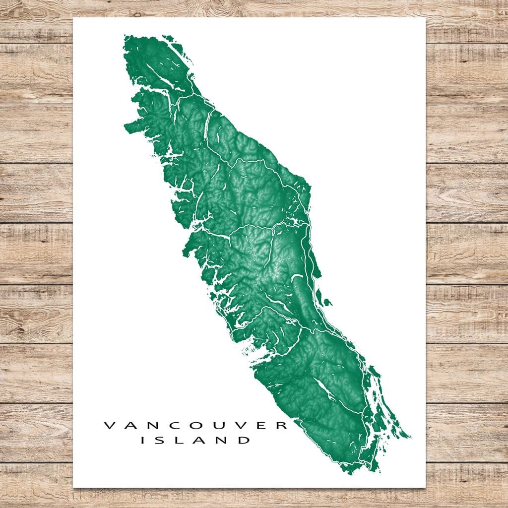Mapa de vancouver illa de l'art