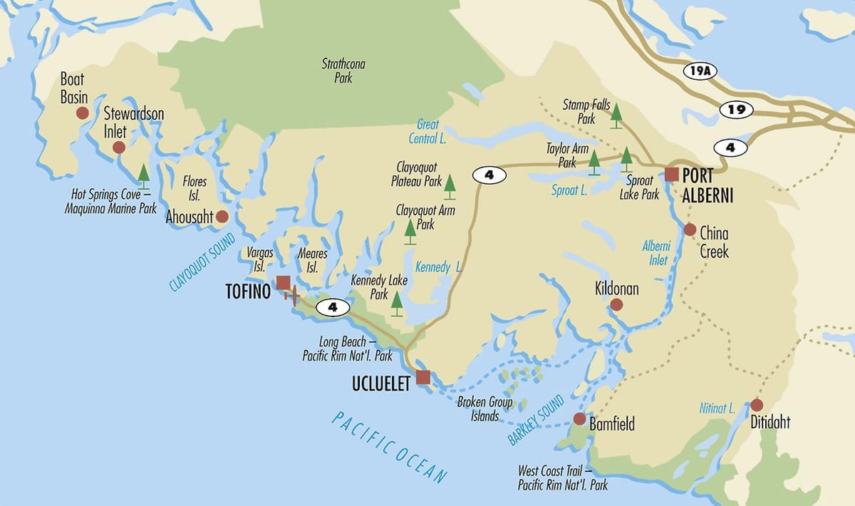vancouver illa atraccions mapa