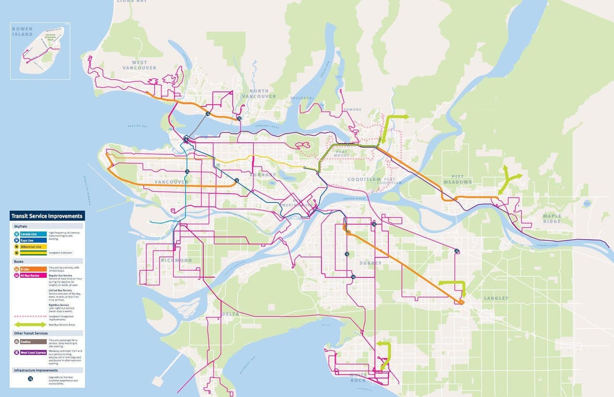 vancouver sistema de transport mapa