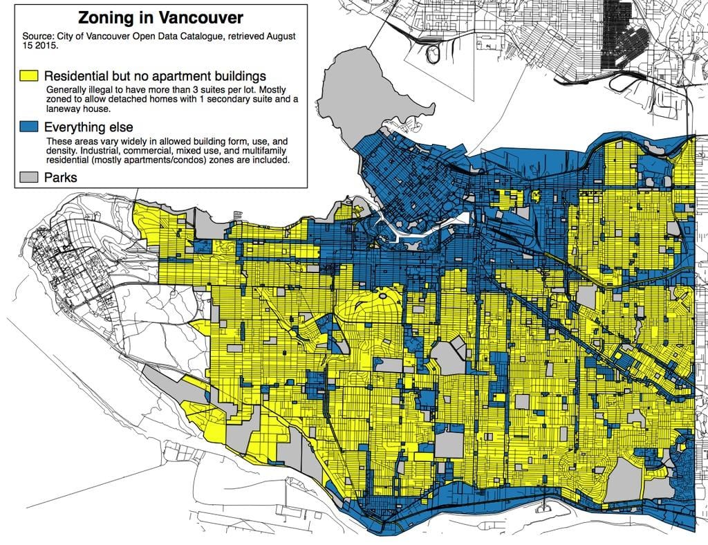zona mapa vancouver