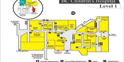 Mapa de la bc hospital de nens