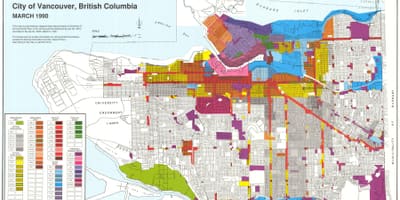 West vancouver zonificació mapa