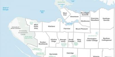 Vancouver immobiliari mapa