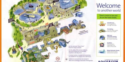 Mapa de l'aquari de vancouver