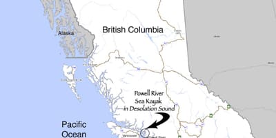 Mapa de la colúmbia britànica en
