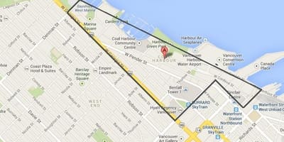 Mapa del port del carbó vancouver