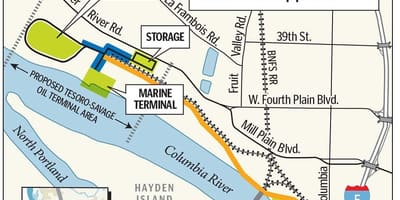 Passeig marítim de vancouver mapa